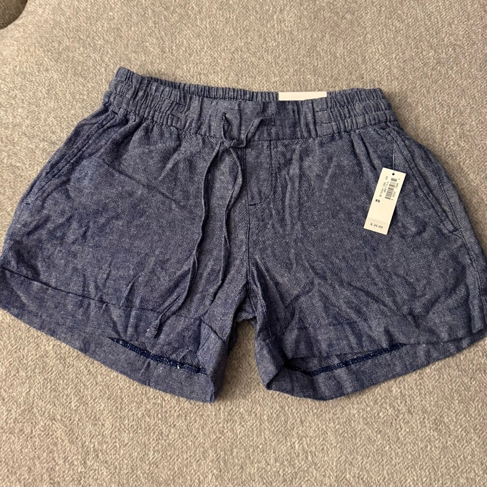Old Navy Blue High Waist Shorts